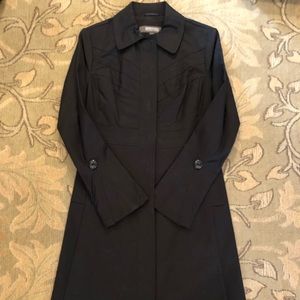 Kenneth Cole reaction black trench coat